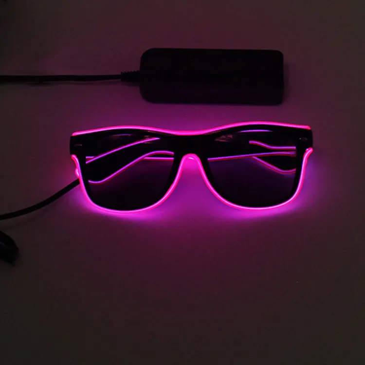 LED luminescence EL cold light KTV dazzle new fashion trend party glasses wholesale