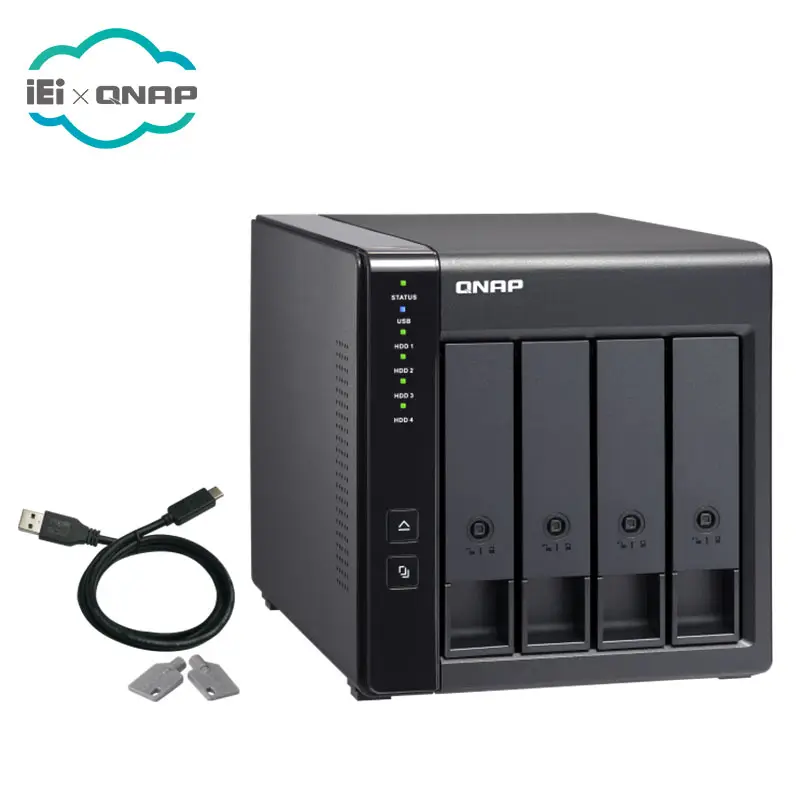 Qnap TR-004 4-х пролетный USB-накопитель с прямым подключением и аппаратным Рейдом