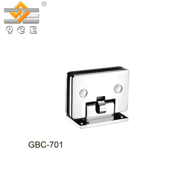 High Quality Shower Glass Door Spring Hinge Bathroom Glass Clamp GBC-701