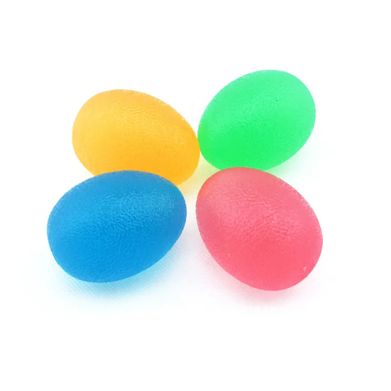 Leisure Outdoor Jelly Hold Ball Free Stress Balls Egg-shaped Grip Ball