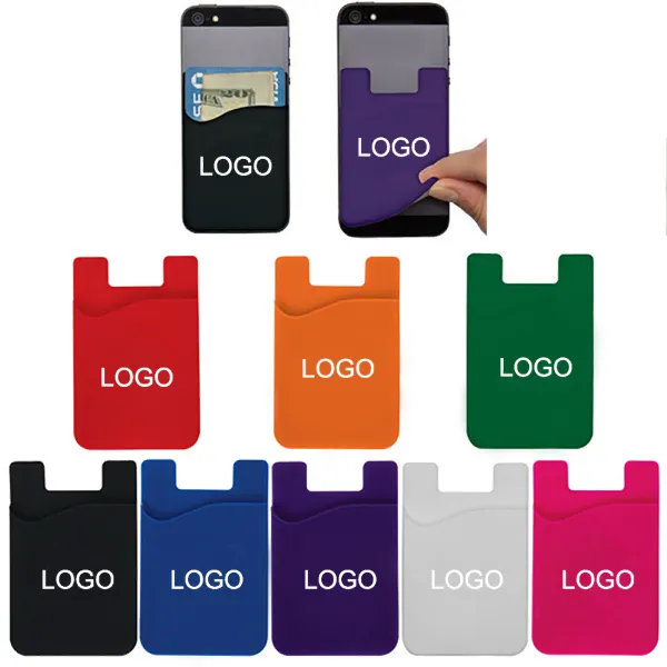 Смарт-кошелек силиконовый держатель для кредитных карт сотового телефона