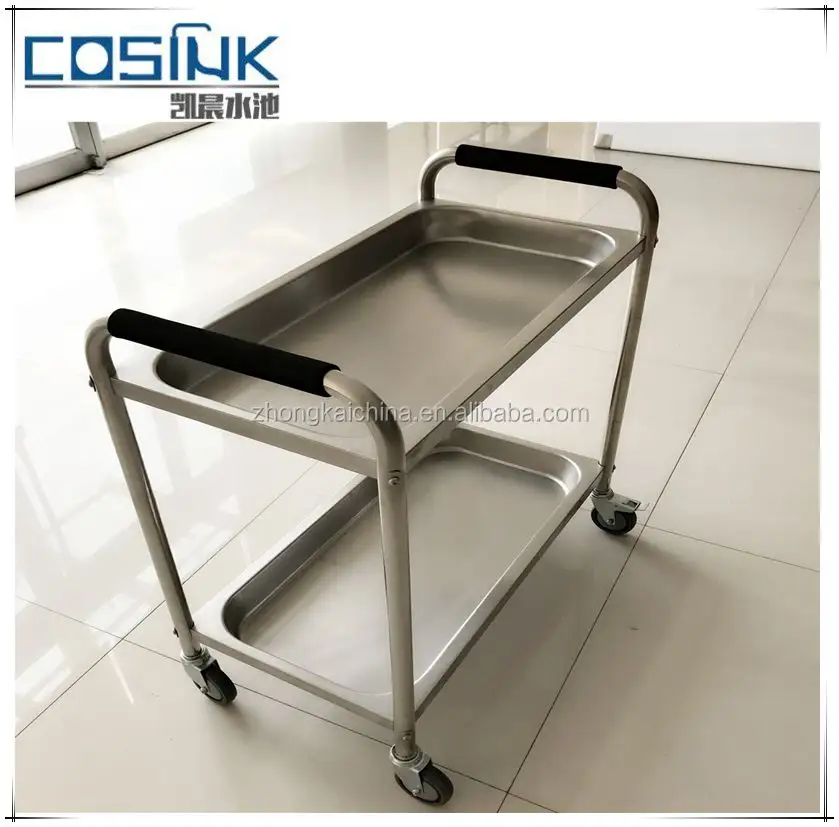 Restaurant Stainless Steel Kitchen Portable Cart