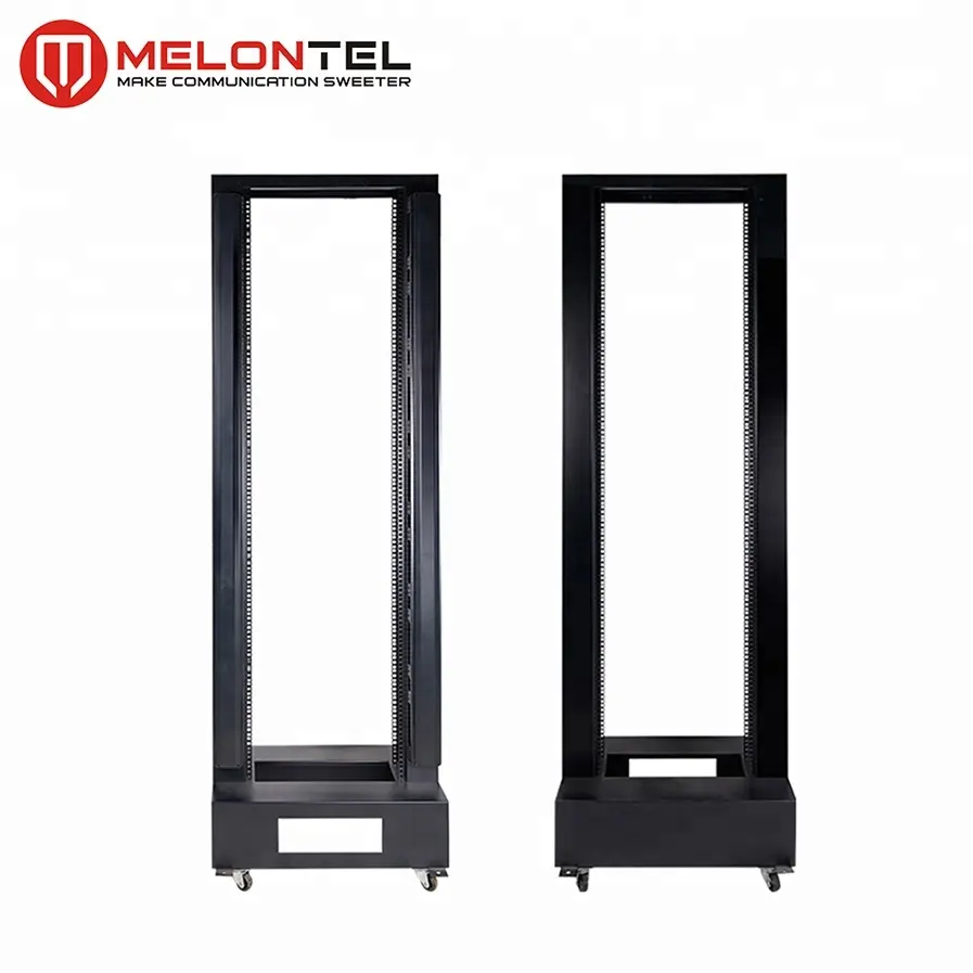 MT-6031 High Quality 19 Inch 1 Column Open Rack Black/Grey 42U Open Rack Cabinet