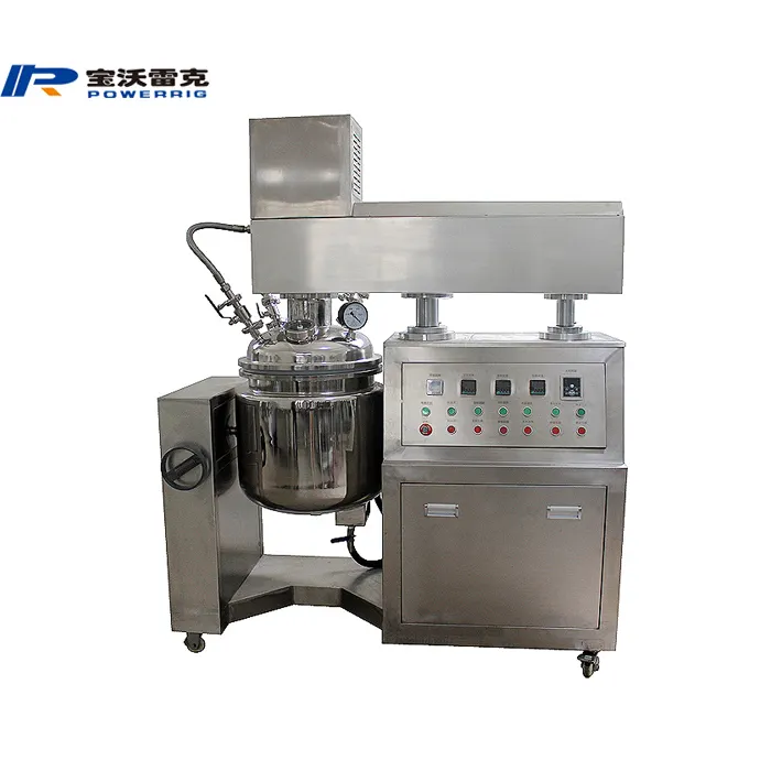 Cosmetic cream vacuum emulsion homogenizer small lotion mixer machine