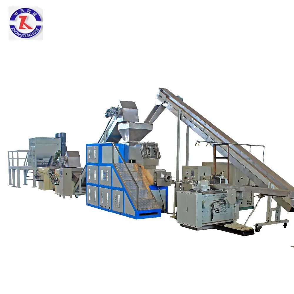 Soap Making Manufacturers ZT Auto Soap Plant Making Toilet Soap Or Laundry Soap With Mixer 3 Roll Mill Plodder Stamper Cutter Production Line