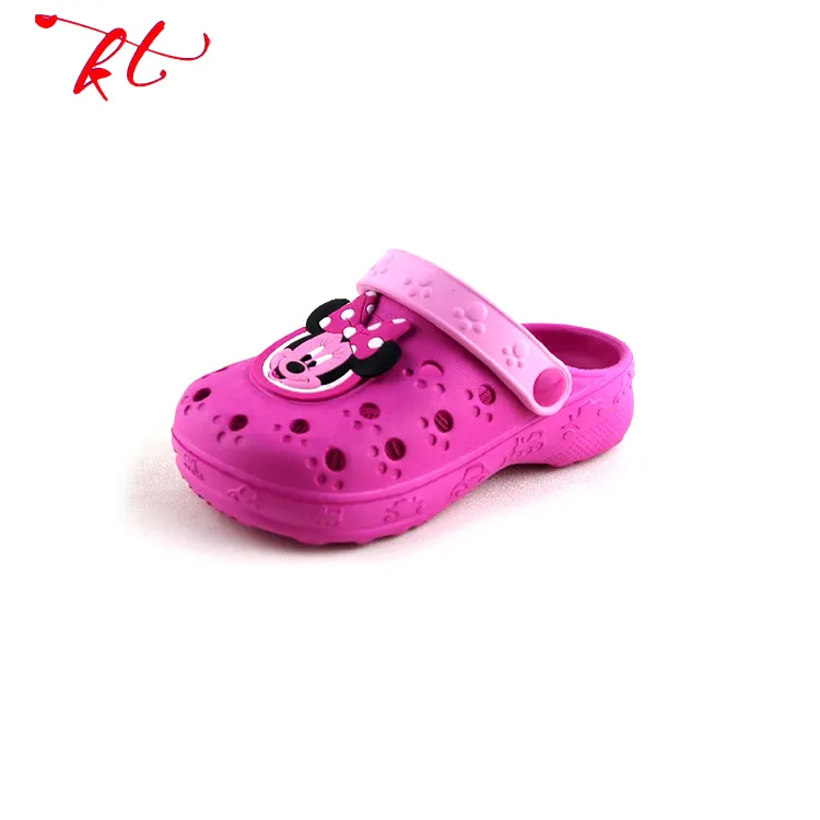 Custom high quality pink girl garden clog,eva clog shoes