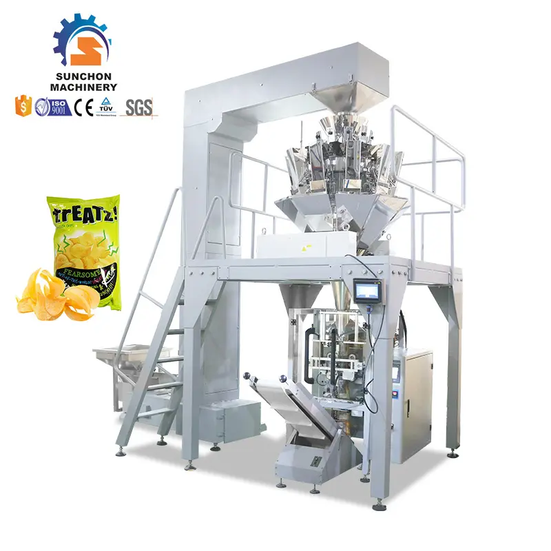 High Speed Automatic Food Packaging Machine For Potato Chips