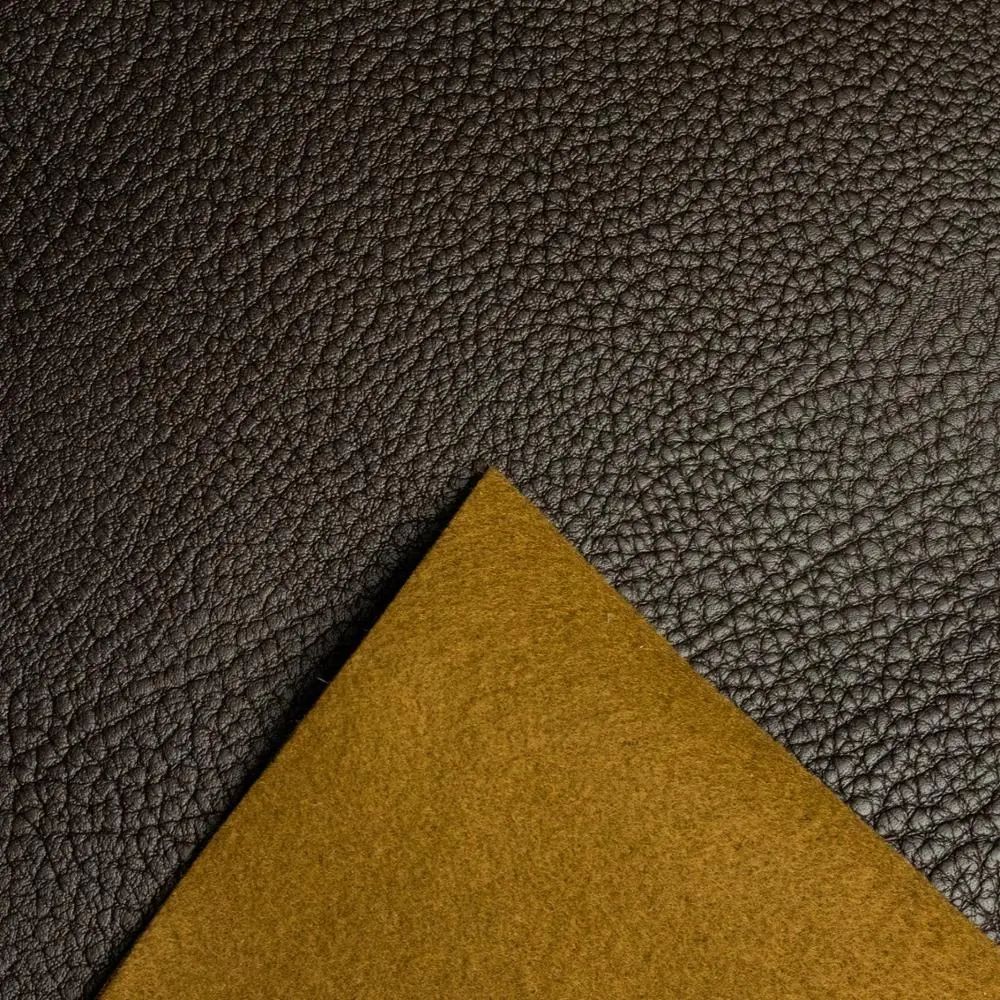 Fashion Design Wholesale Pu Synthetic Leather Embossed Microfiber Leather For Sofa Making Eco Leather Material