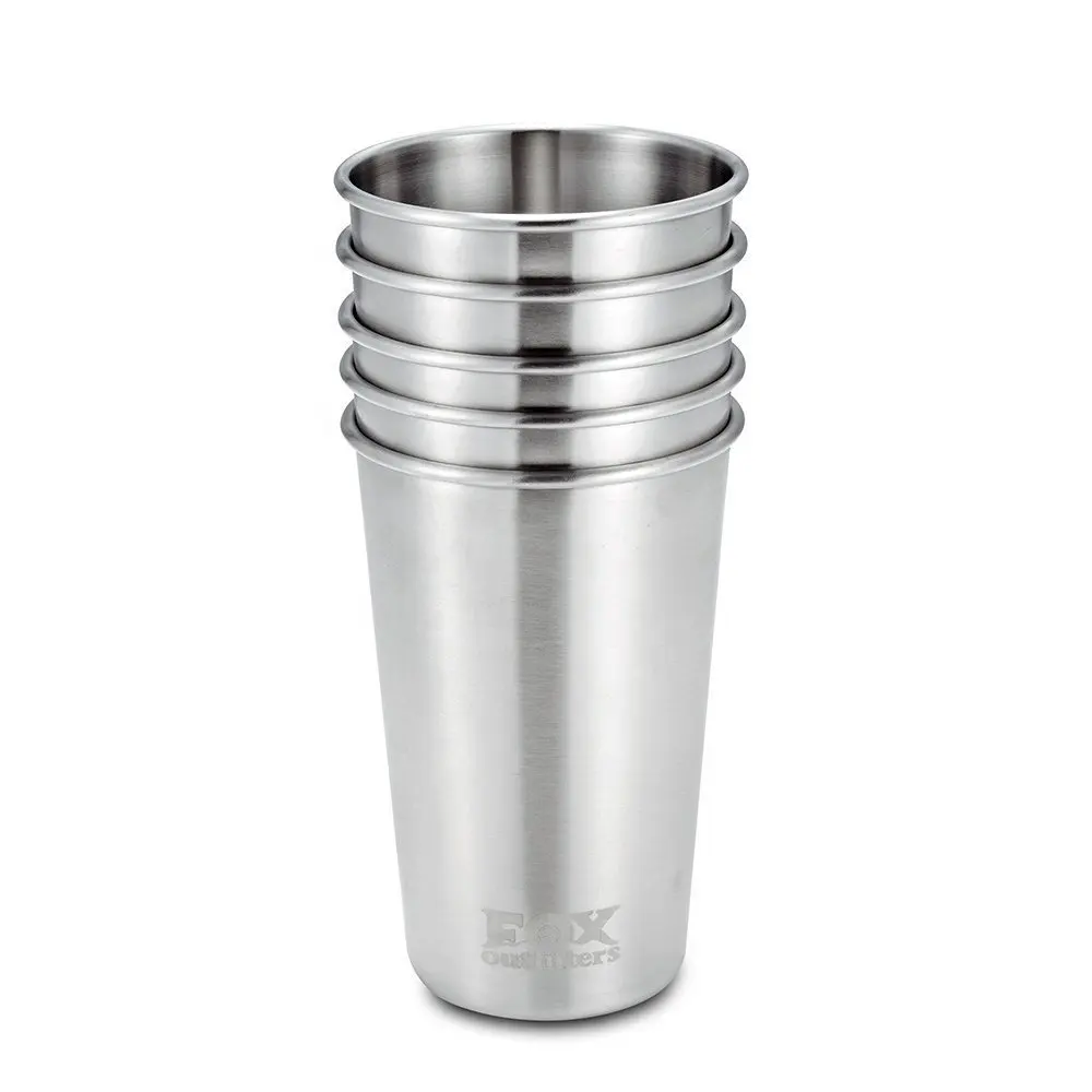 Stainless Steel 16oz Pint Cup With Logo Small Order Is Acceptable