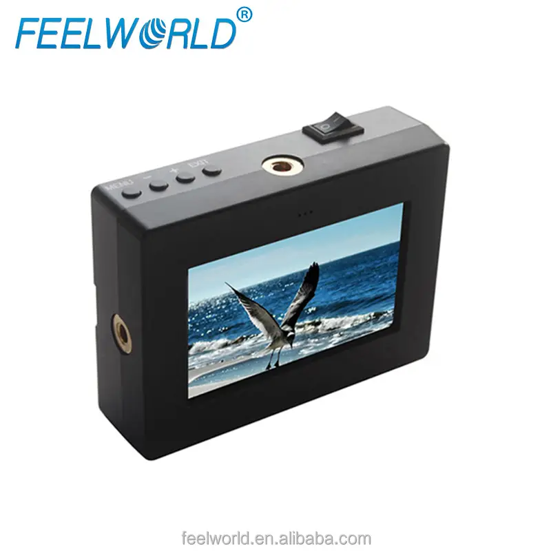 Feelworld EVF 3.5" dslr lcd viewfinder for camera with hd input,output, peaking focus and screen marker E350