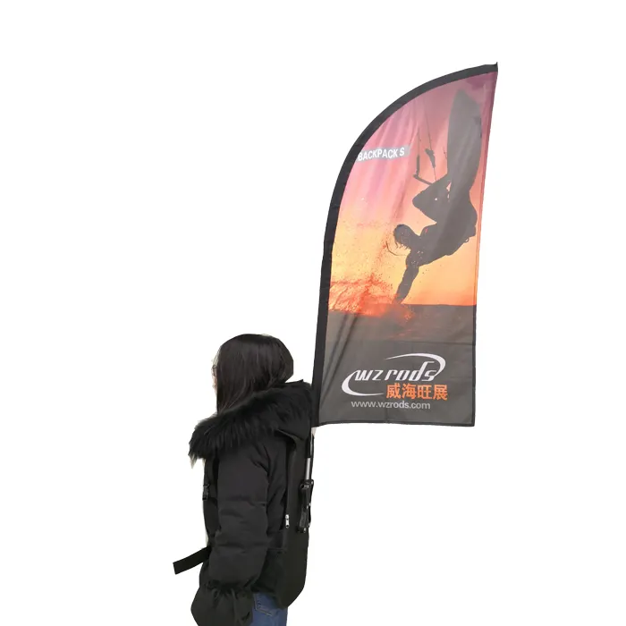 Weihai WZRODS Patented Backpack Walking Billboard For Moving Advertising