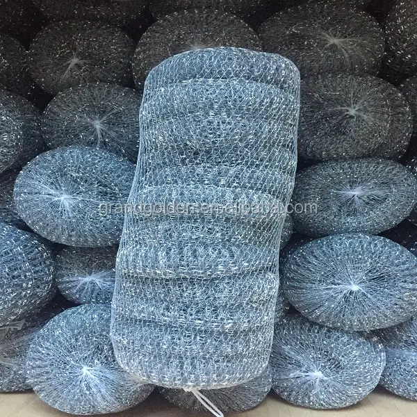 12G 12PCS Galvanize Scourer GI Mesh Scourer