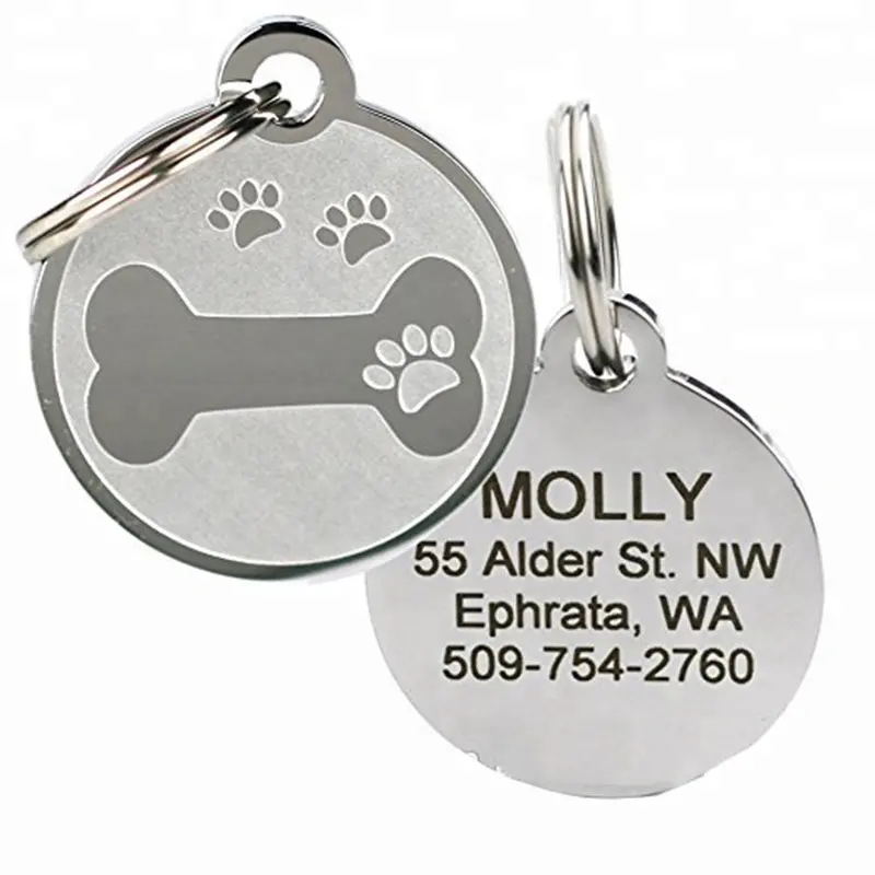 Cheap Customized Casting Soft Enamel Anodized Aluminum Dog Tag Custom Metal Xvidos Dog Tag