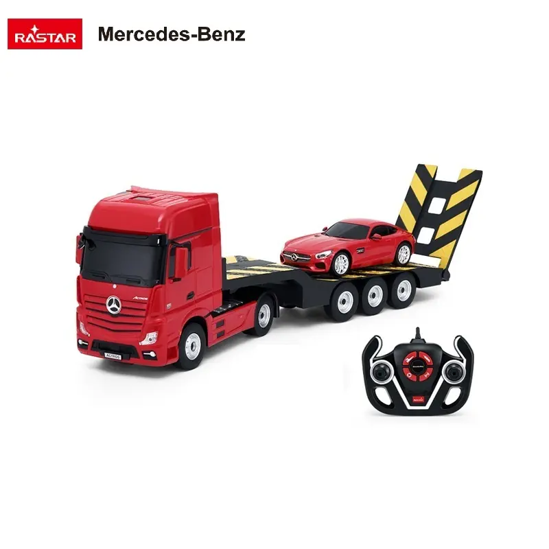 RASTAR Лицензионная электрическая игрушка для детей rc 1:26 комплект mercedes benz actros грузовик автомобиль игрушки