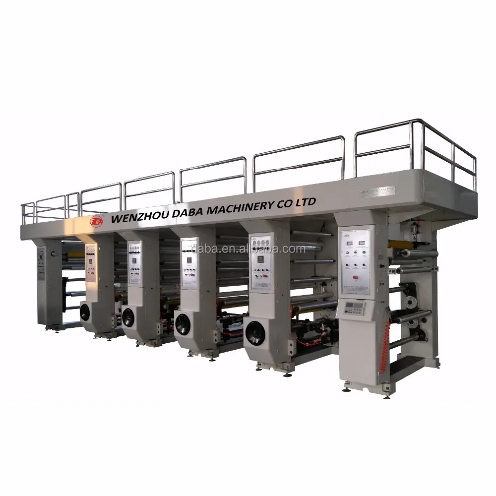 High speed packing and label material Rotogravure printing machine