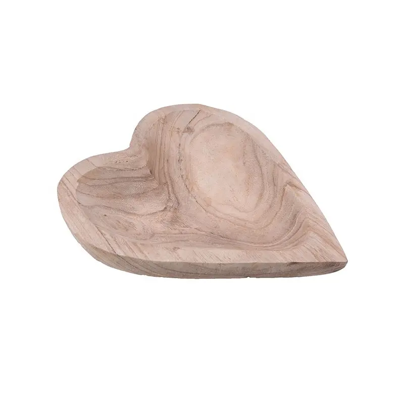 heart shaped OEM/ODM custom wholesale wood craft wooden heart shaped tray supplies/ craft supplies