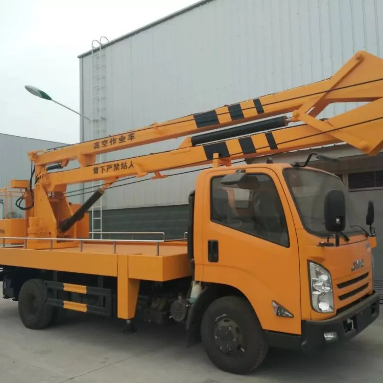 4x2 Jmc 14m Articulated Boom Aerial Bucket Truck for Sale