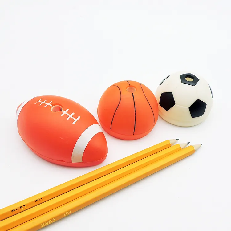 Забавные точилки для карандашей с изображением спортивных шаров