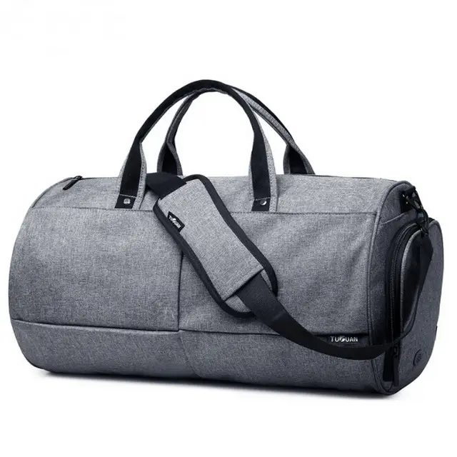 High quality duffel bag with secret compartment,gym sports travel bag for women and men