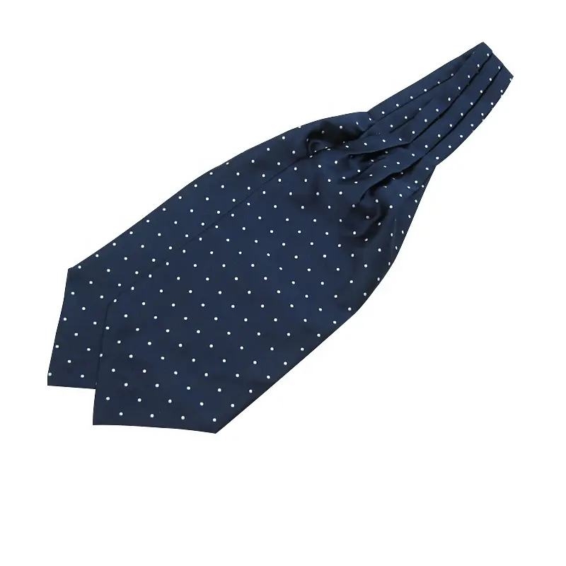 Jacquard Woven 100% Silk Ascot Cravat