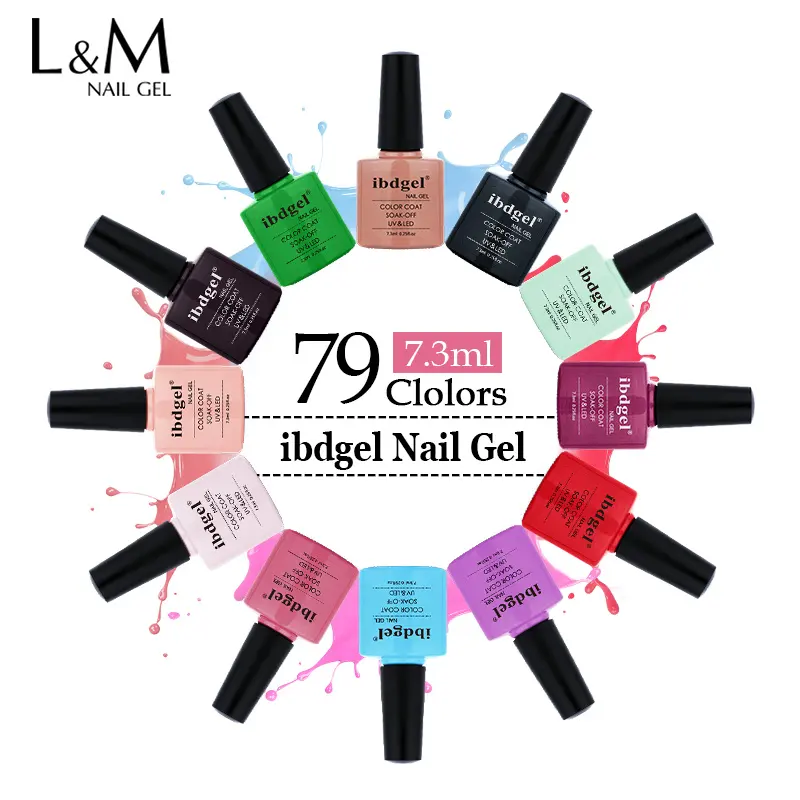 Supplier Wholesale Lvmay Nail Polish 79 Color Soak Off UV Gel Polish