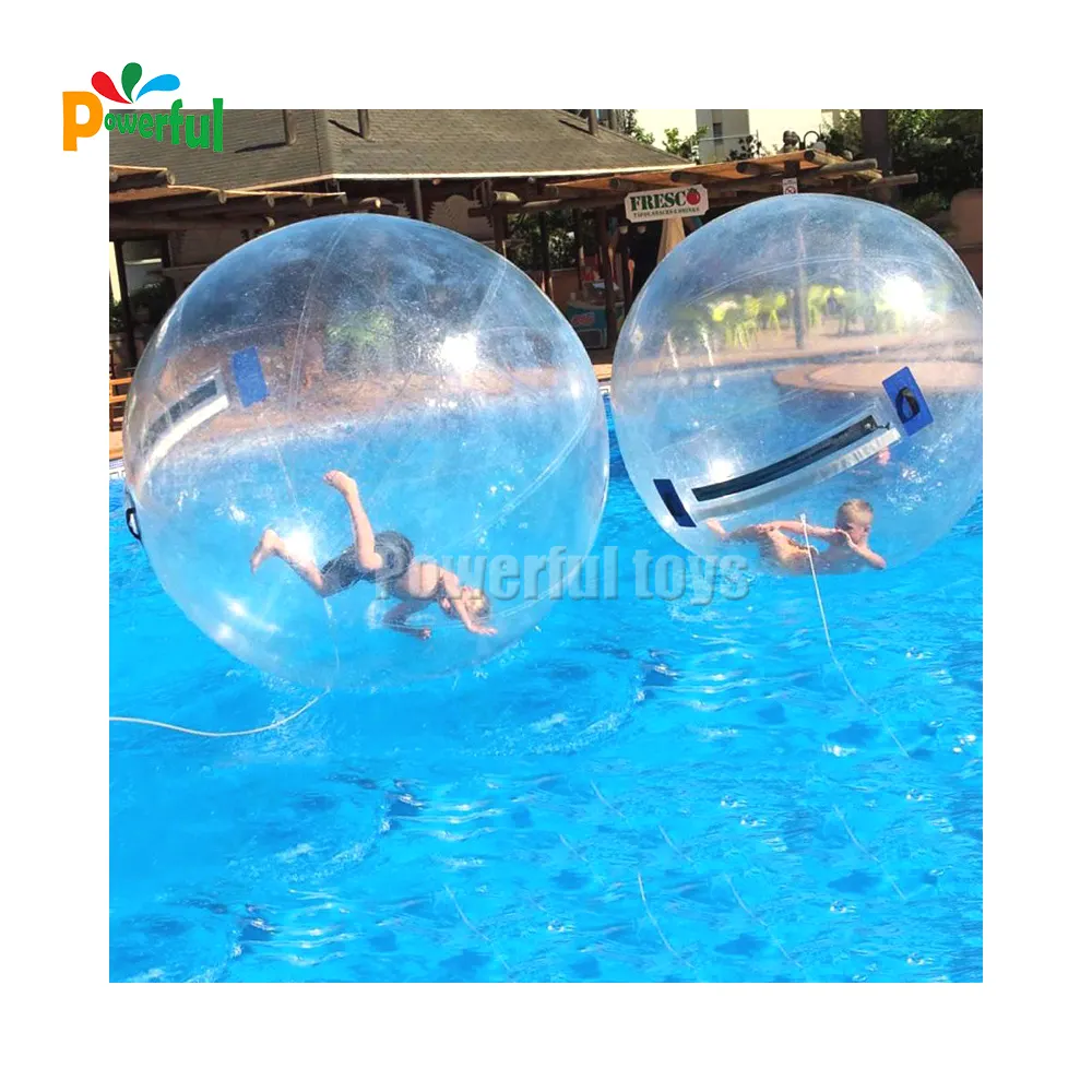 human inflatable water bubble ball rolling for water game