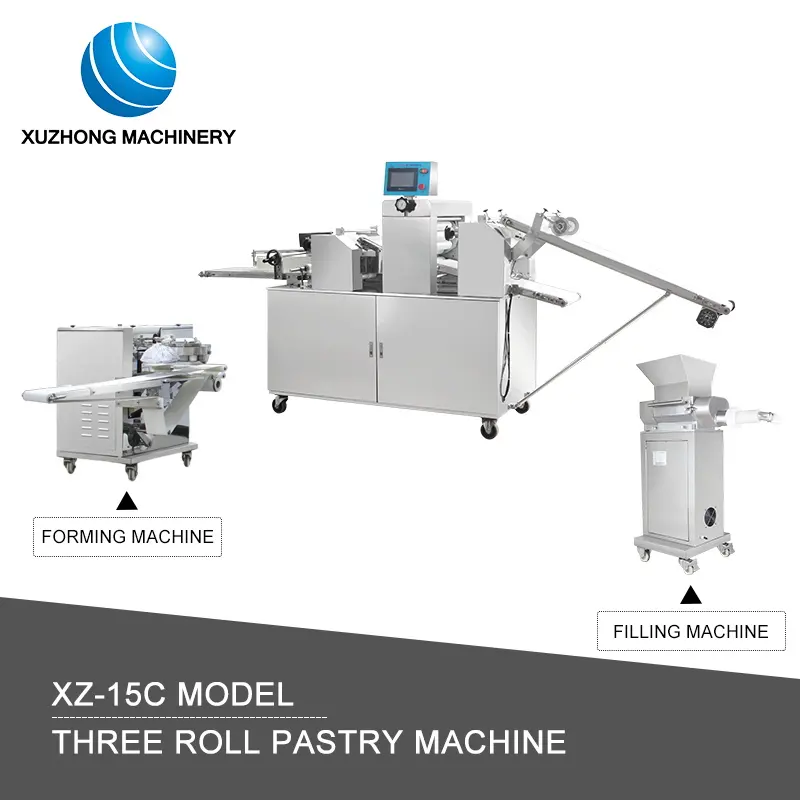 Chinese Dumpling Making Machine 2019 Hot Sale Chinese Automatic Dumpling/pastry Filling Sheet Machine/pizza Making Machine