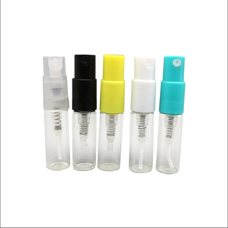 1,5 мл 2 мл 3 мл 5 мл пробный образец парфюмерный обжимной распылитель стеклянный флакон-образец для упаковки