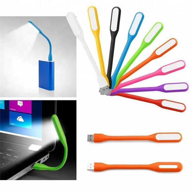 Flexible Mini USB LED Light Lamp For Computer Notebook Laptop PC Reading Bright Drop Shipping