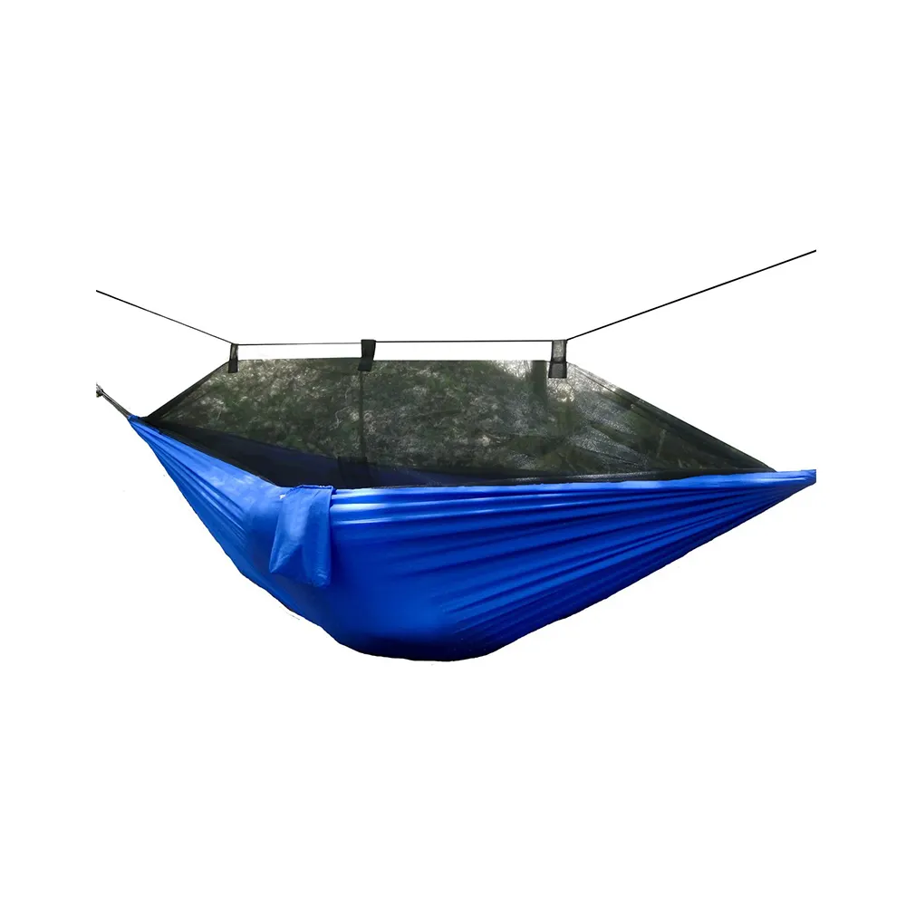 Популярный дизайн, портативный двойной парашютный гамак с москитной сеткой для путешествий на открытом воздухе