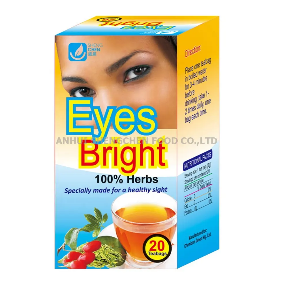 Китайский травяной чай высшего качества, безопасный чай для осветления глаз, уменьшение загрязнения глаз/яркий чай для глаз