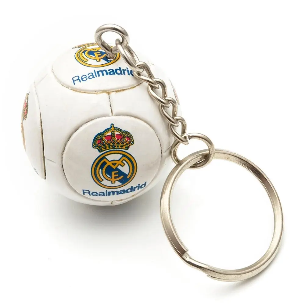 High quality 3D PU football keychain