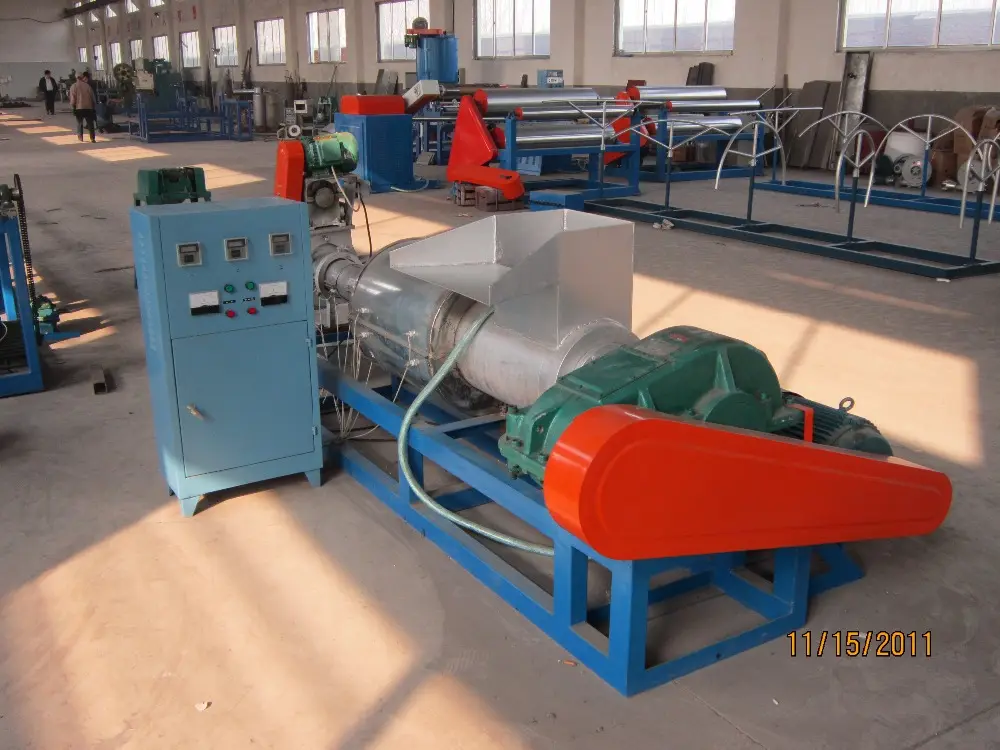 Polyethylene Foam Manufacturing Machine EXPANDED PE FOAM RECYCLING AND PELLETING MACHINE