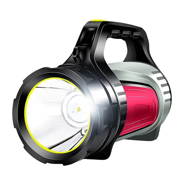 Новый Уличный Мощный Морской прожектор, светодиодный ручной прожектор, прожектор для охоты с зарядкой от USB, предупреждающий аварийный прожектор