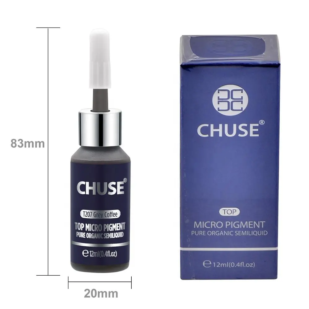 CHUSE T207 Grey Coffee Micropigmentacion Machine Pigment Ink PMU