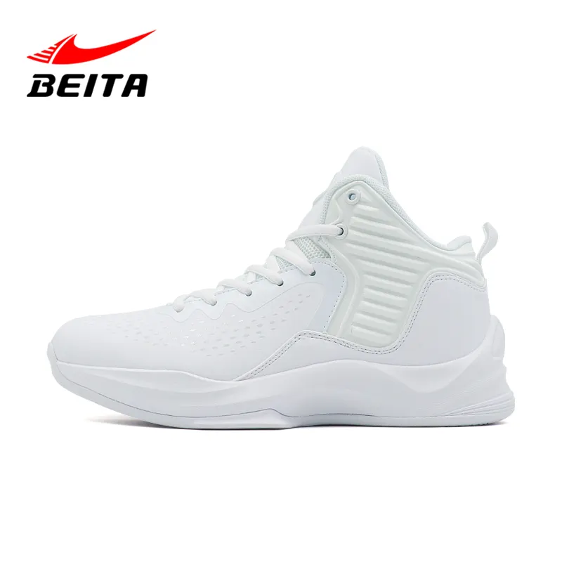 Wholesale fashion black white anti slip sneakers basketball shoes men casual sport