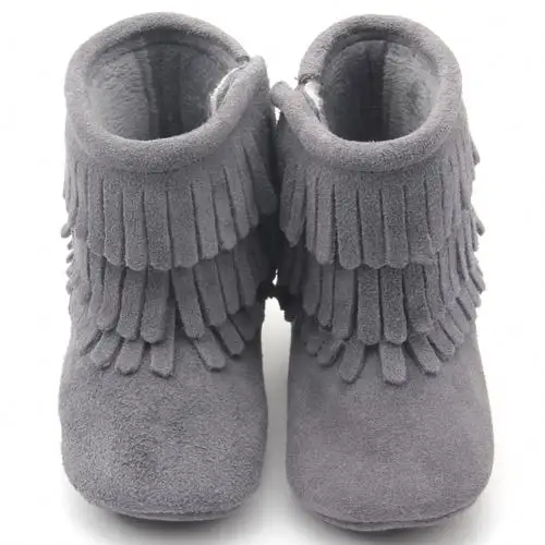 Wholesale Kids Boots Warm Baby Bow Moccasins