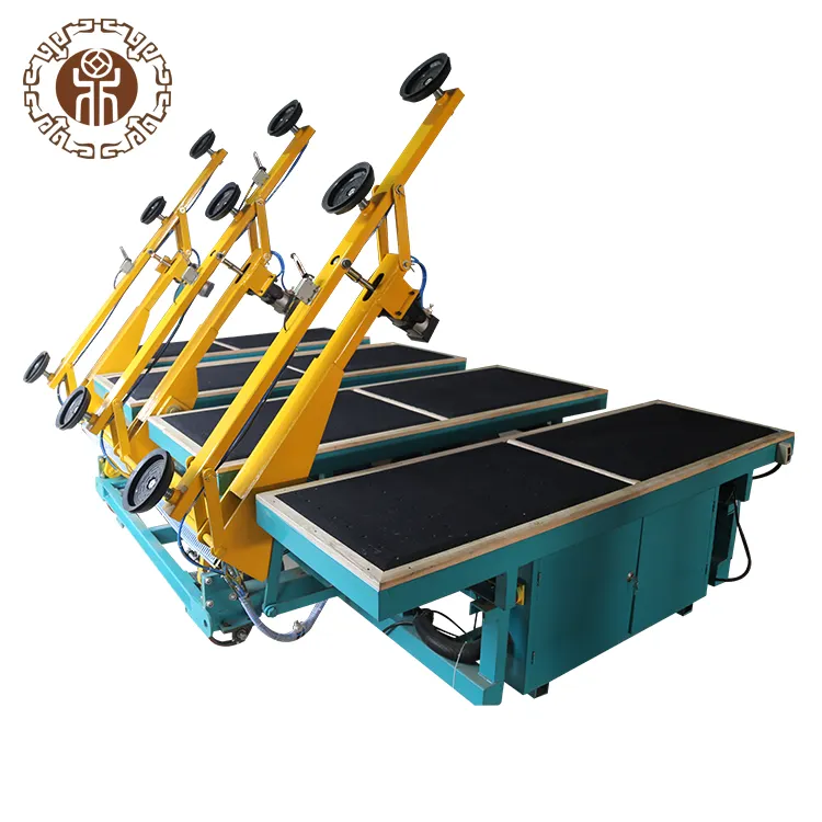 Chinese manufacturer fully automatic glass loading machine  / glass cutting table for glass workshop