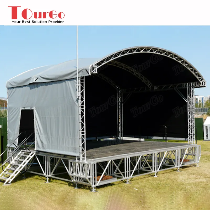 TourGo Aluminum Mini Curved Roof Truss System for Sale