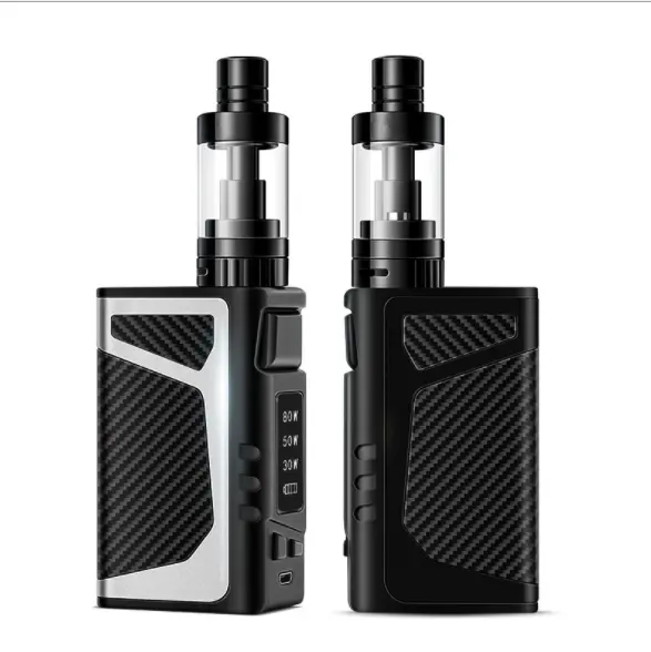 2019 new wholesale original chinese supplier 80W Vape Kit with LED display big vapor electronic hookah