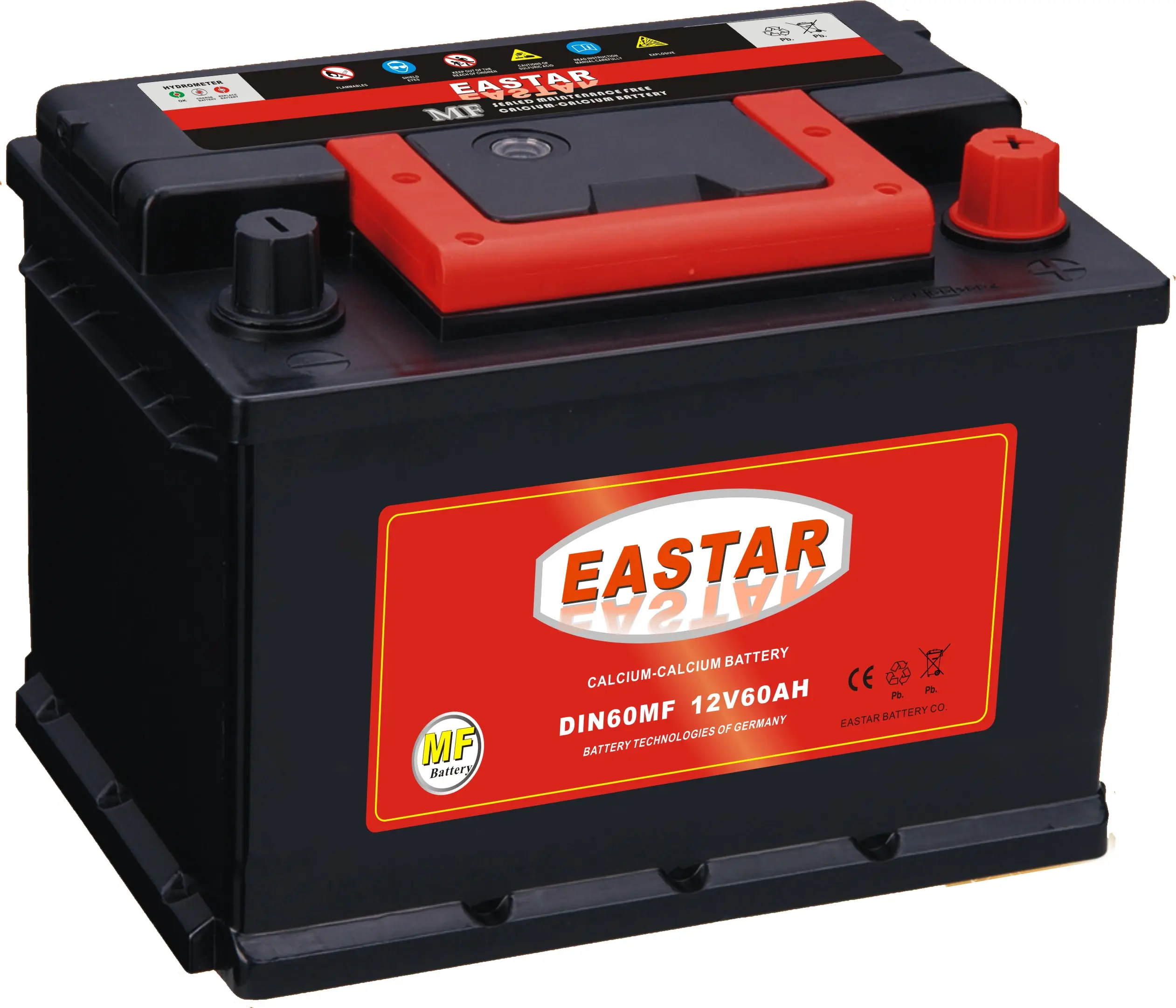 Good quality SMF car battery auto battery 12v 60ah DIN60MF for sale