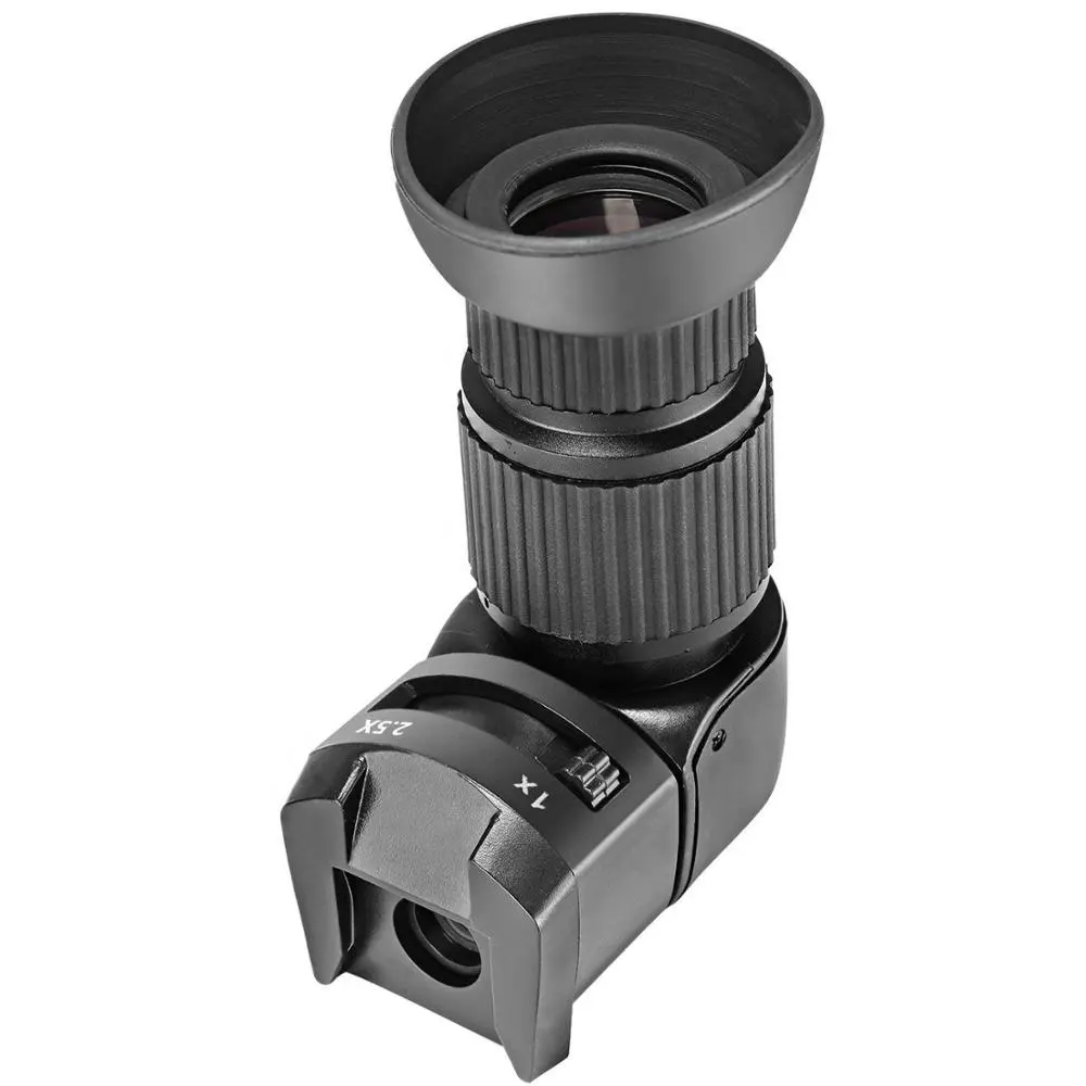 1X 2X 1.25X 2.5X 3.2X Right Angle Viewfinder Adapter For DSLR Digital Camera DSLR Camera Optical Viewfinder