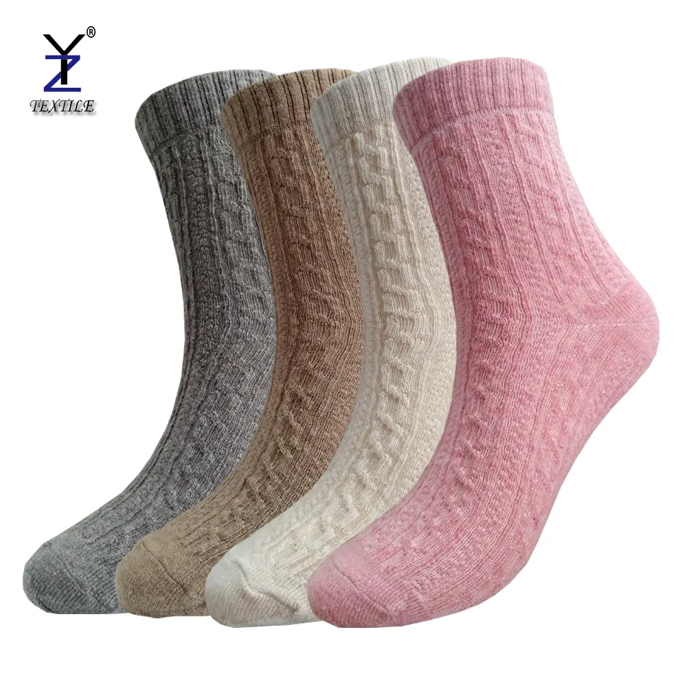 Cheap custom novelty womens knit winter birthday gift socks