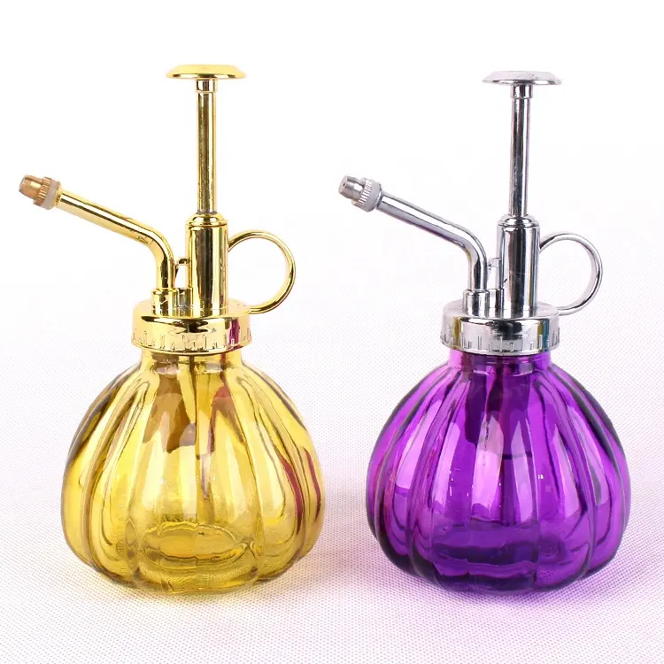 Unique colorful hand sanitizer soap glass bottles dispenser with pump