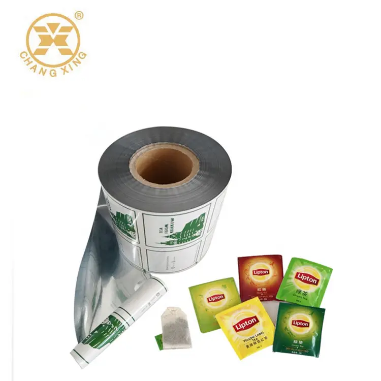Aluminum Foil Laminated Bags Film Roll For Coffee Tea Sachet Packaging Individual Packaging For Tea
