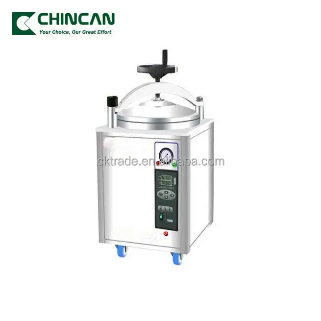 LDZX- KBS hand wheel Vertical Pressure Steam Sterilizer, autoclave with LED display and print function 35L, 50L, 75L