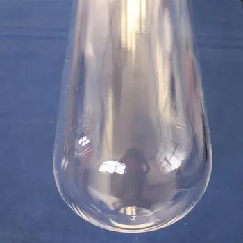 Высококачественная кварцевая стеклянная трубка высокого давления, кварцевая трубка с куполом