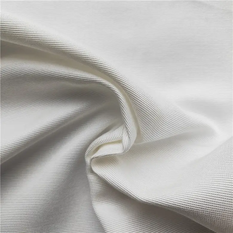 Heavy 37mm Silk Cotton Ribbed Solid Color Tussores