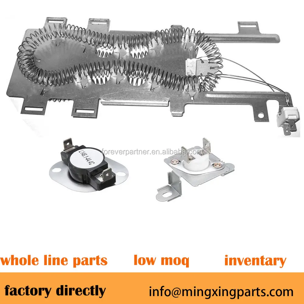 8544771, сушильный нагревательный элемент и 279973, комплект предохранителей и термостатов для сушилок гидромассажных Kenmore Maytag