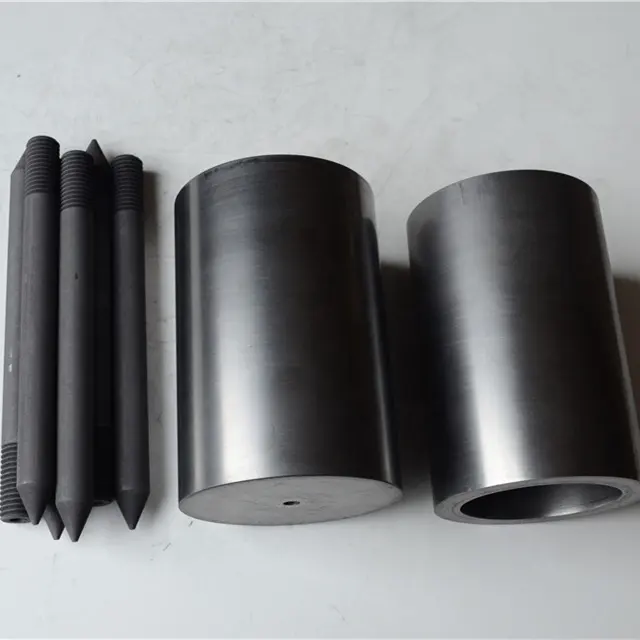 10kg 50kg Customized high quality graphite crucible for special alloys